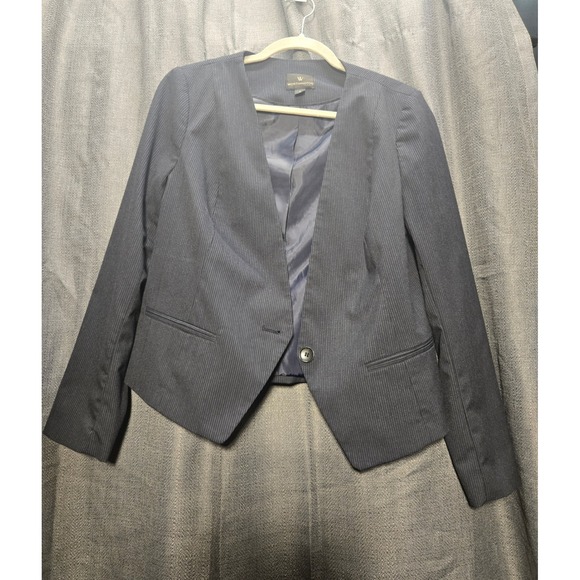 Worthington Jackets & Blazers - Worthington Pinstripe Blazer Business Career Jacket One Button Size L